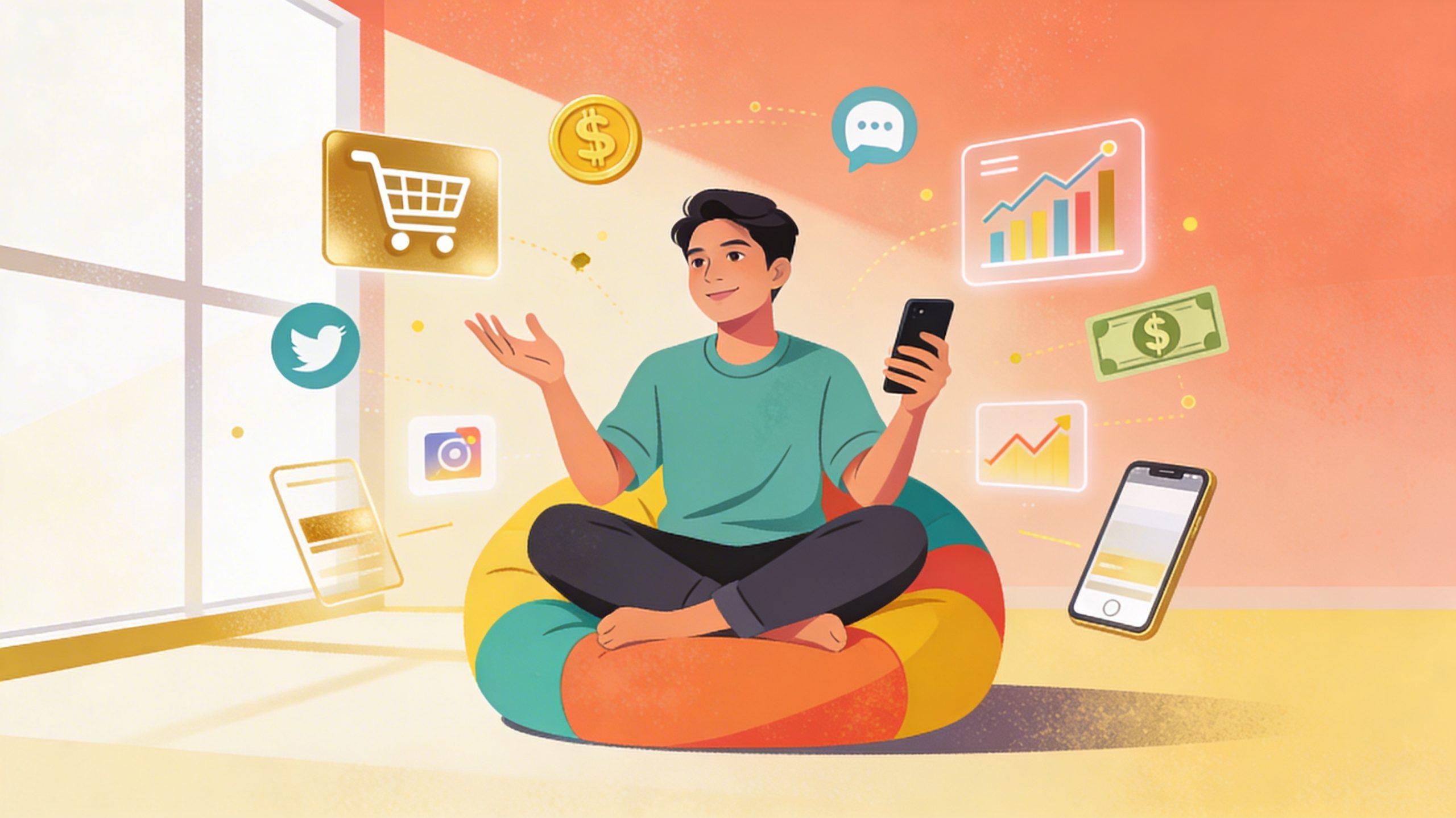 Generasi Rebahan yang Ternyata Diam-Diam Jadi Sultan: Fenomena Side Hustle dan Ekonomi Kreatif Anak Muda Indonesia yang Bikin Geleng-Geleng Kepala